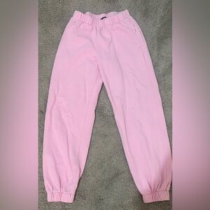pink brandy melville sweatpants